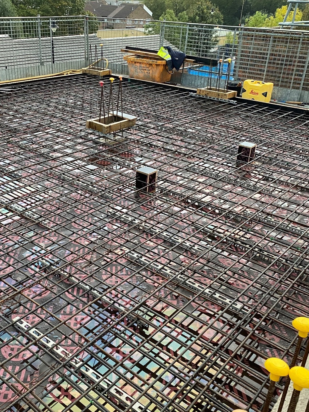 Slab falsework structure Ealing