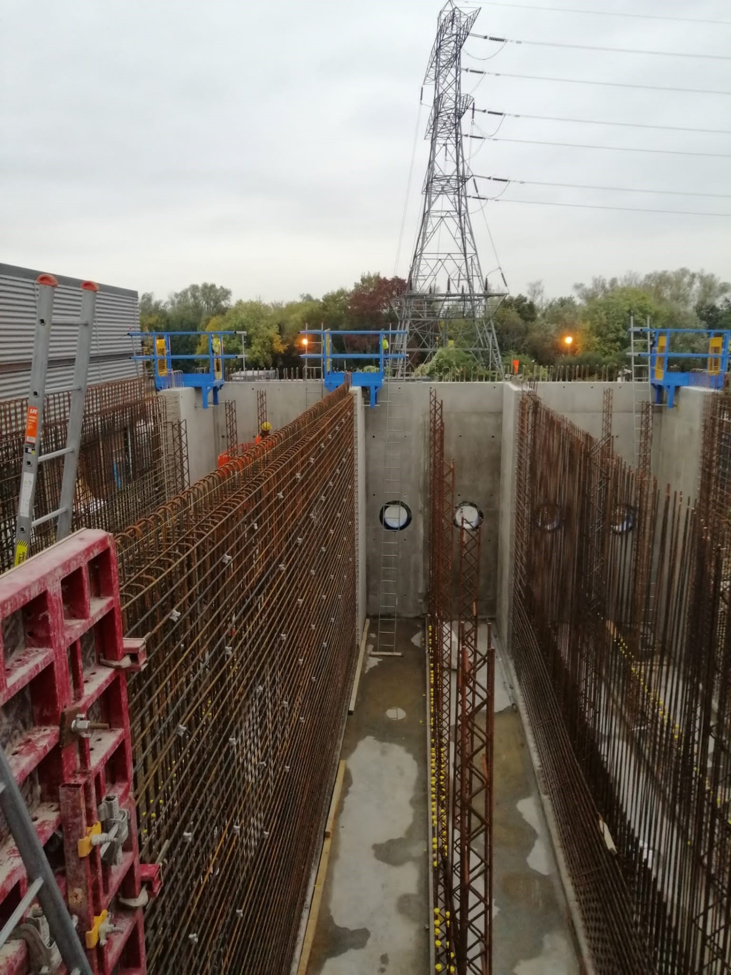 Guildford tank foundation excavation