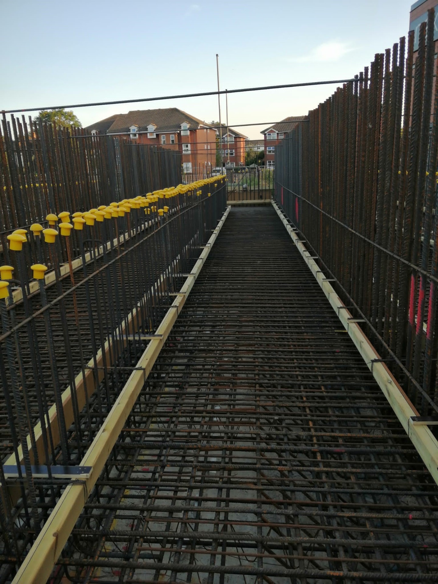 Finished water treatment concrete structure