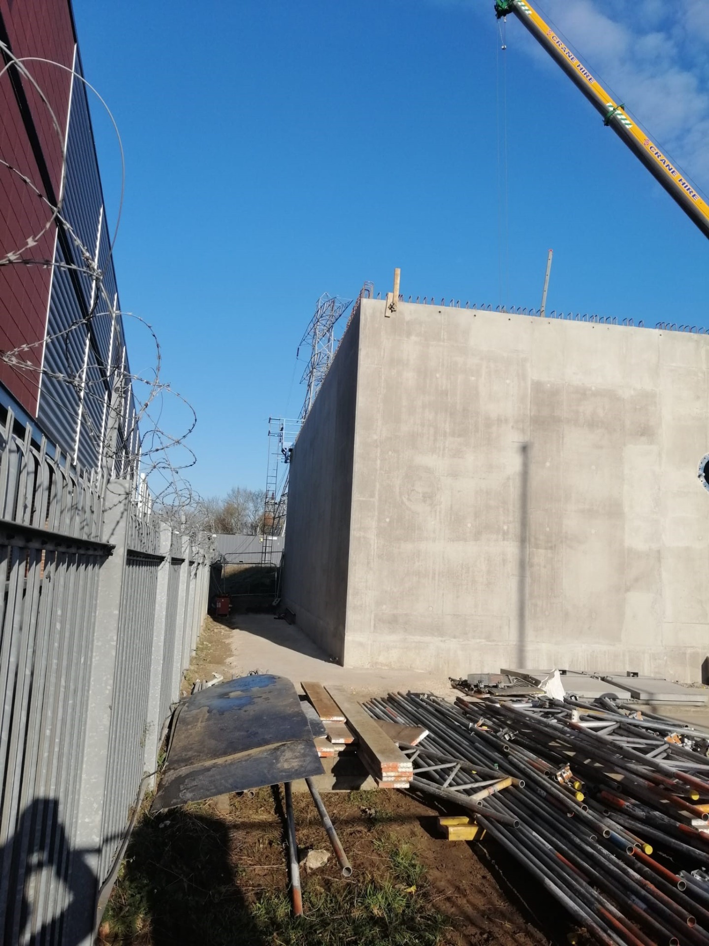 Concrete pouring wall shutters Guildford