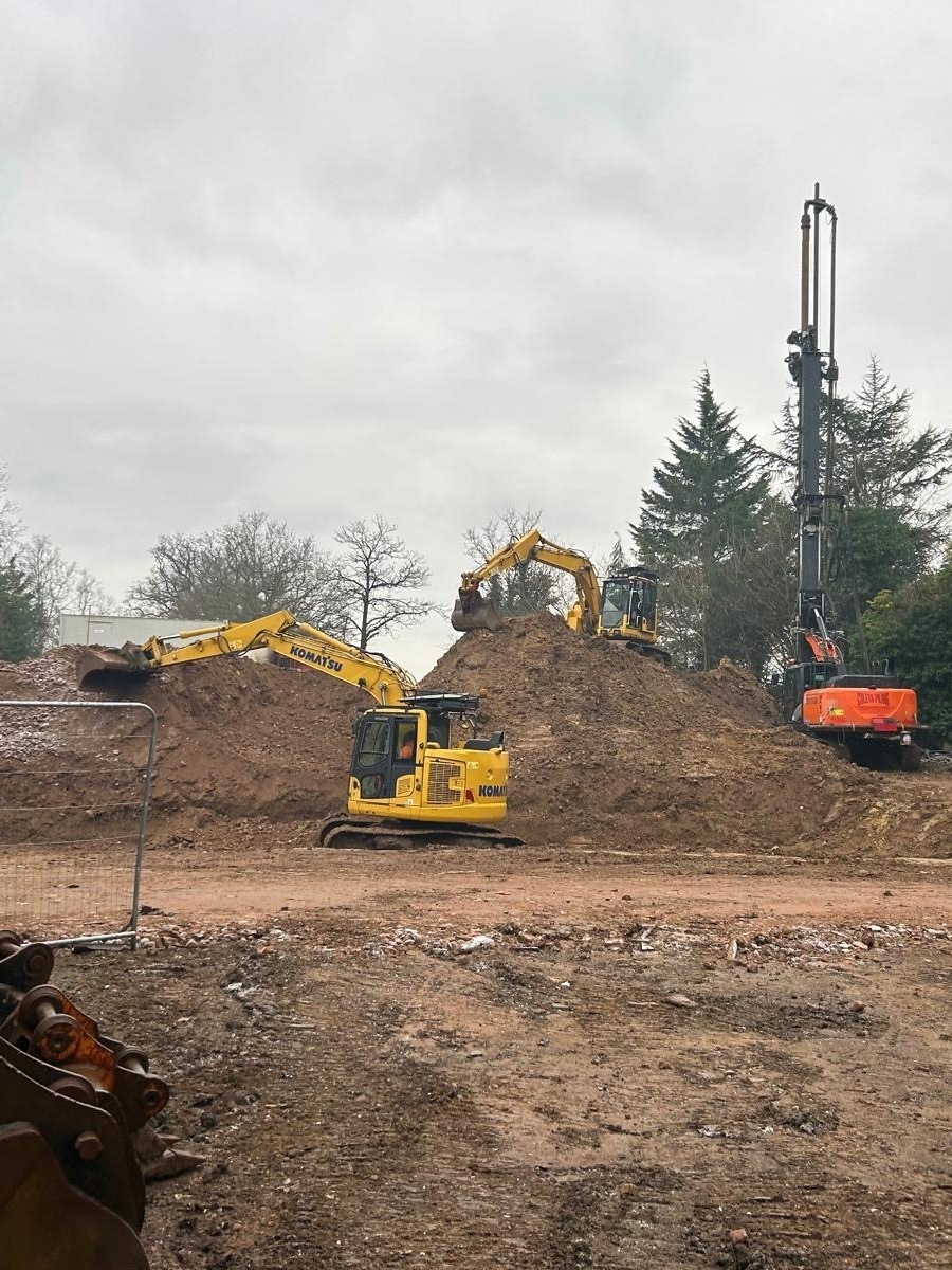 Basement groundwork and digging