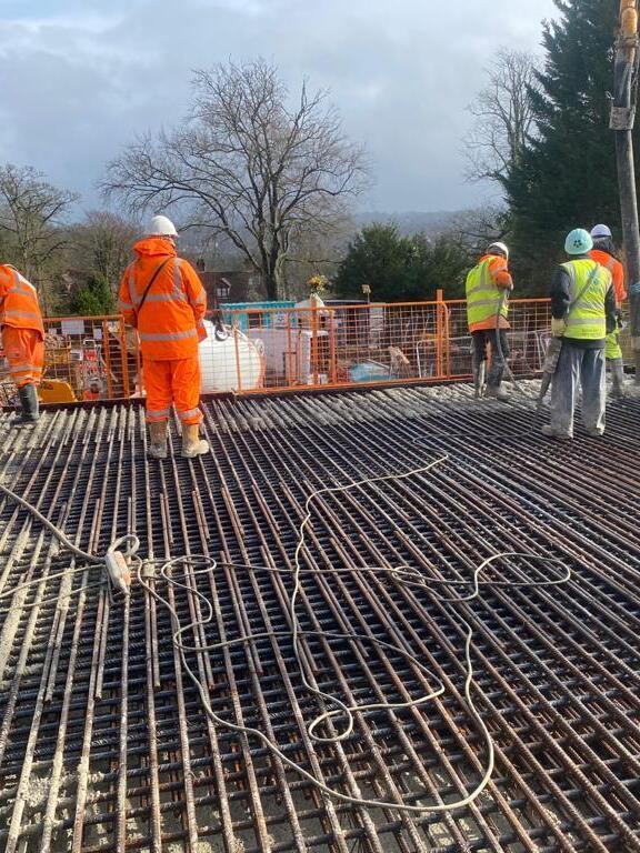 KYN Construction site concrete works
