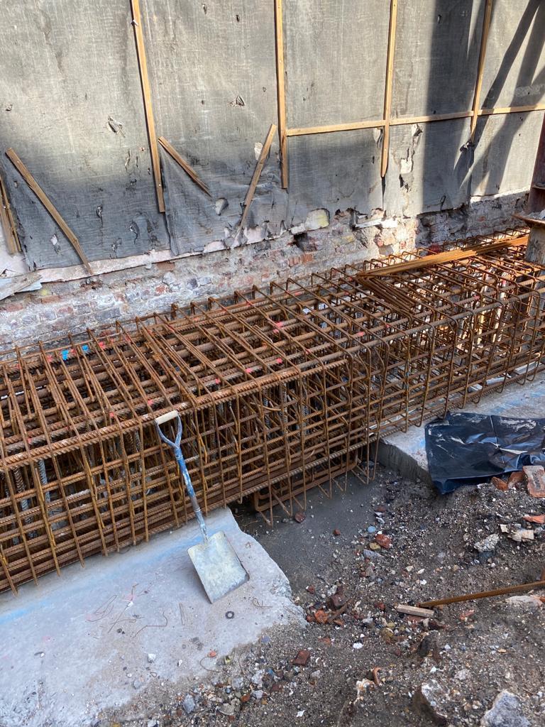 Steel fixing capping beam